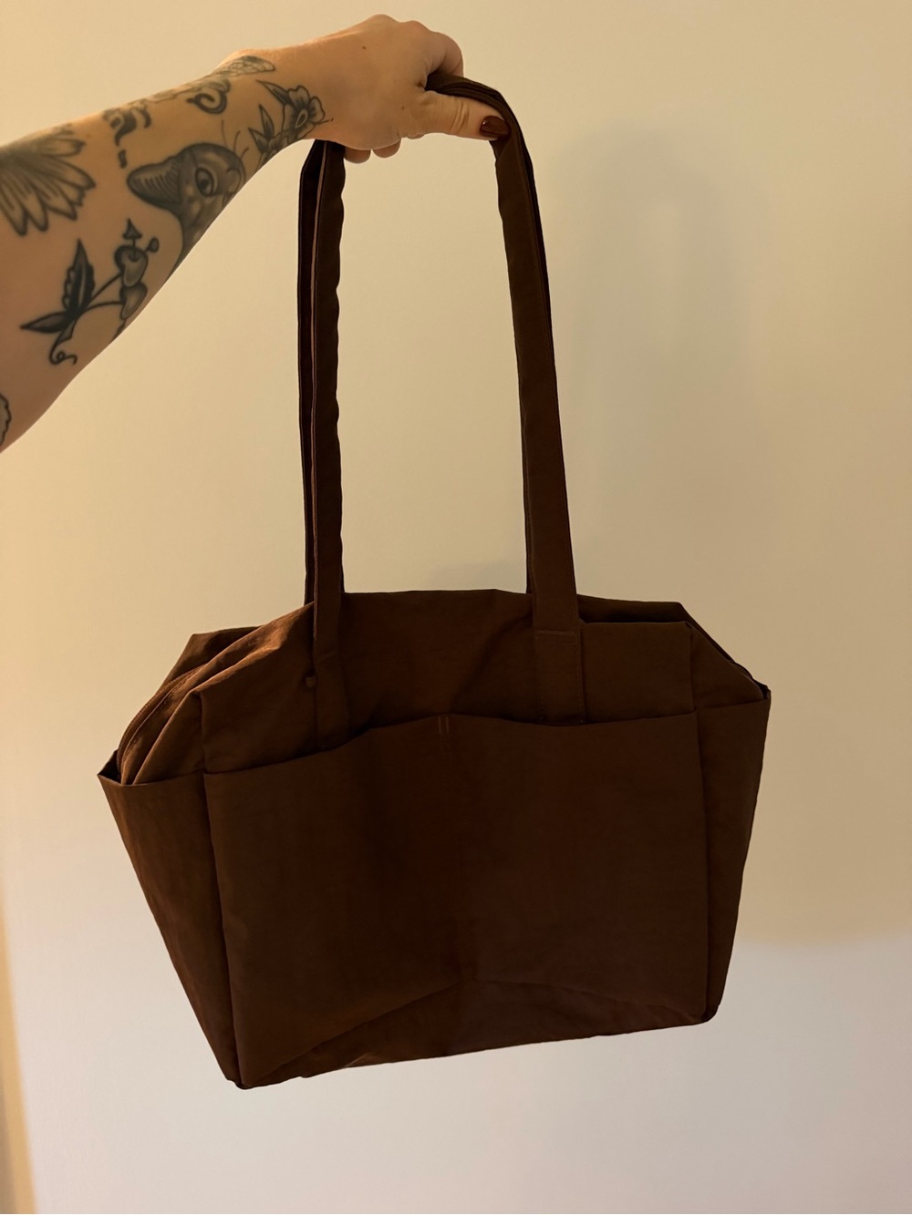 Baggu everyday cloud bag brown